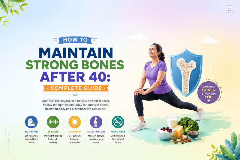 How to Maintain Strong Bones After 40: Complete Guide