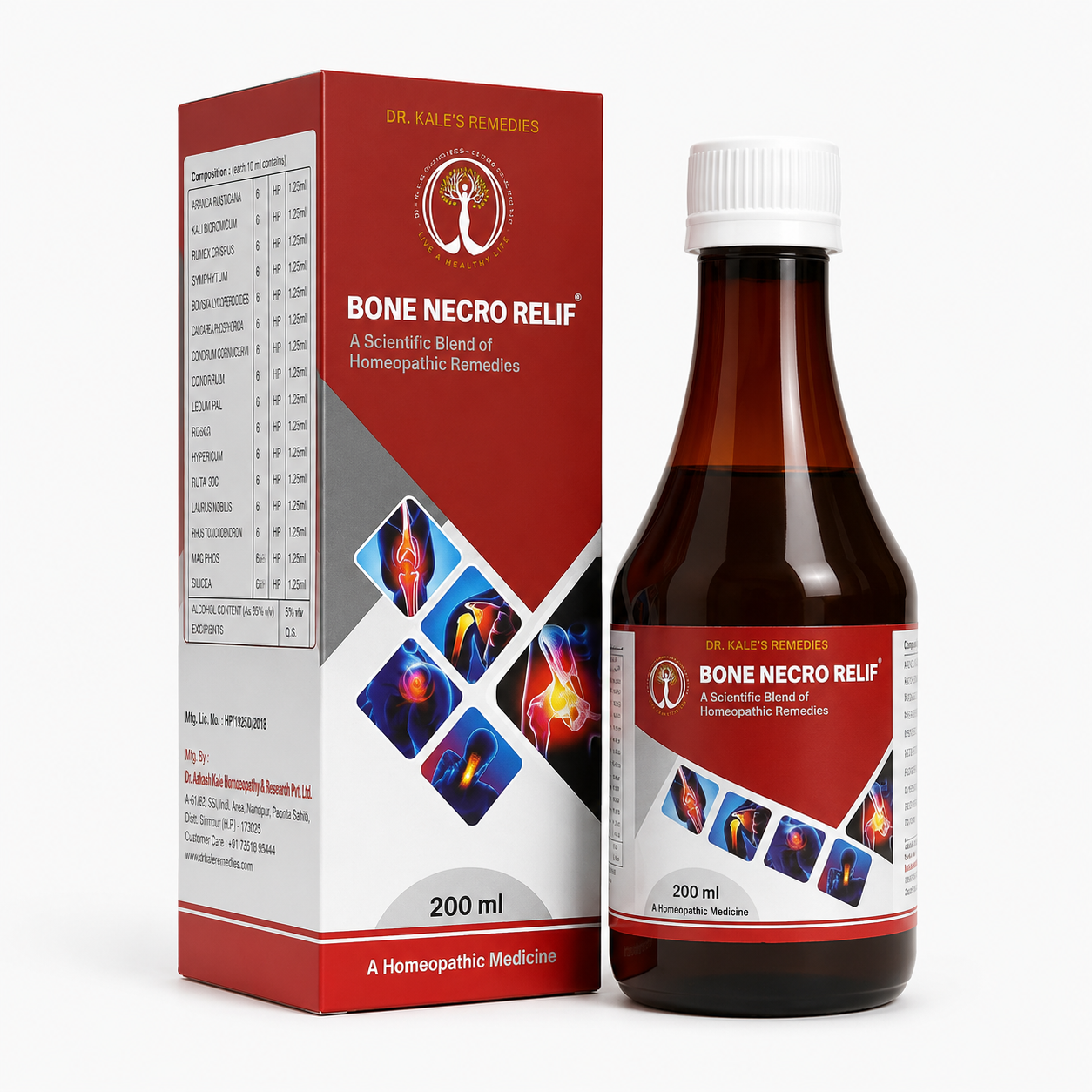 BoneNecroRelif Syrup 200ml (PACK OF 3)