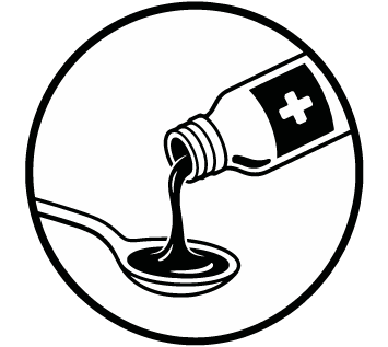 5 ml - 10 ml three times a day after meals or as prescribed by a physician.